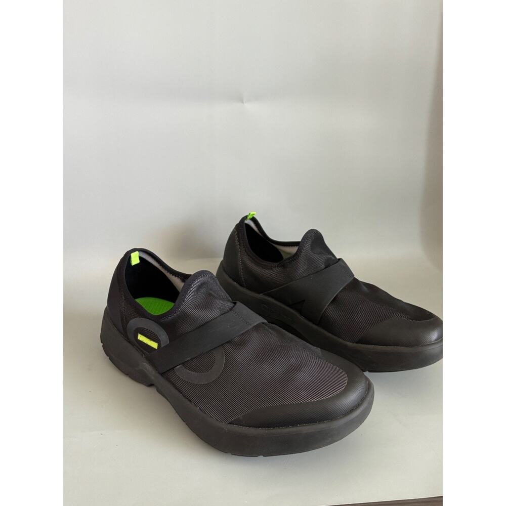 Men's OOFOS OOmg Fibre Low, Black Comfort Recovery Slip on Shoes 11.5 US - Picture 6 of 10